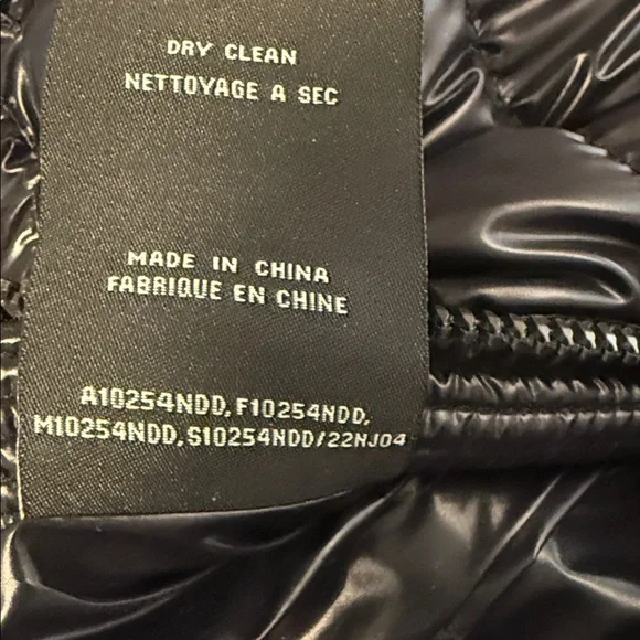 S13 NEW YORK ~ XL Chelsea High-Shine Faux-Fur-Trim Hooded Down Puffer Coat - Picture 12 of 12